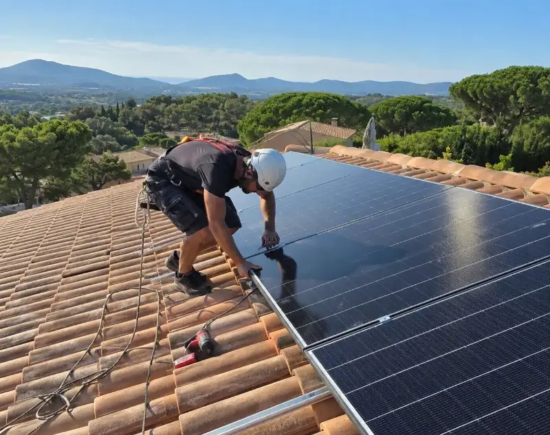 Installateur panneaux solaires La Caunette — pose photovoltaïque sur toiture